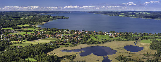 Blick auf den Starnberger See nach Norden